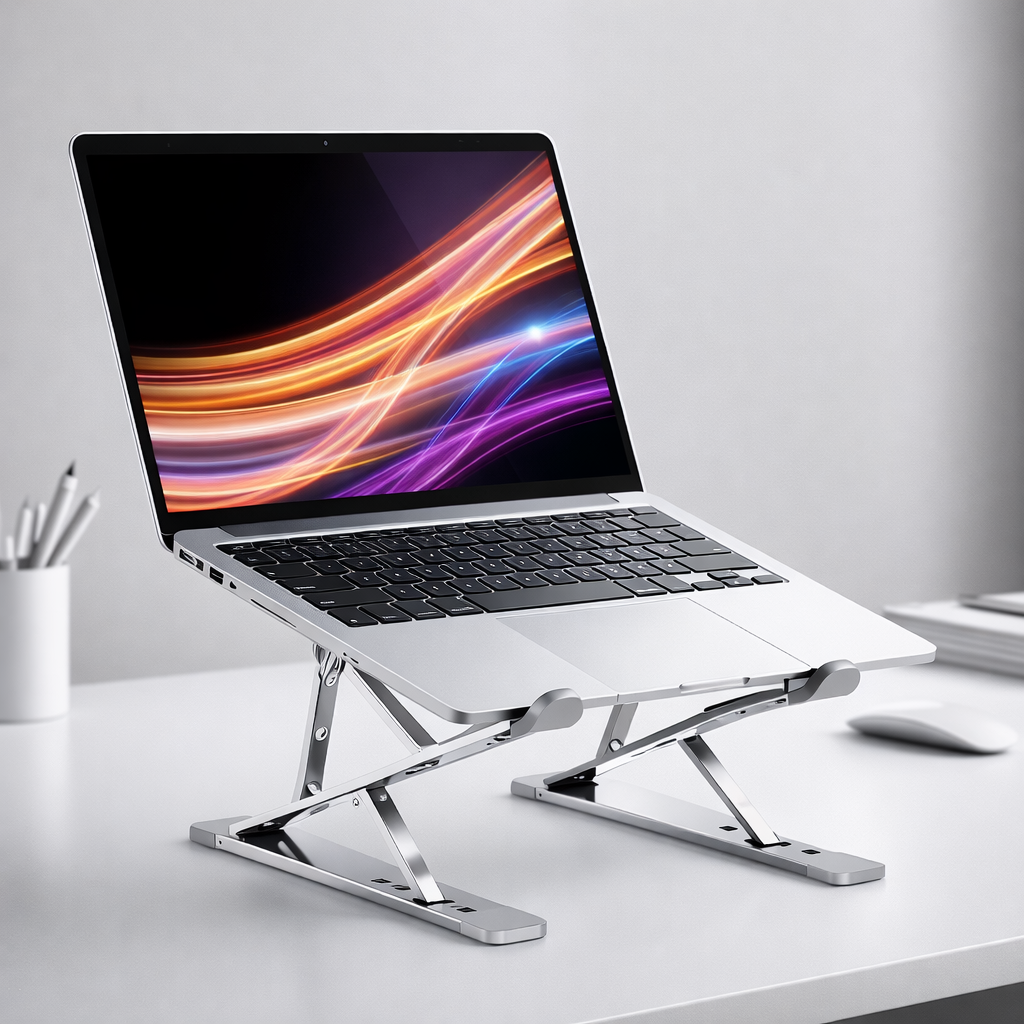 Premium ergonomischer Laptop-Ständer für gesundes Arbeiten